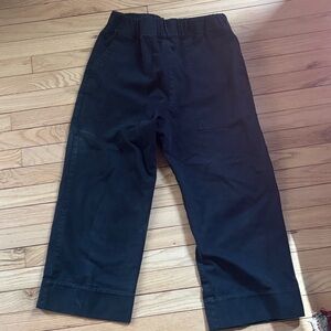 Micaela Greg size medium navy canvas wide leg plants.